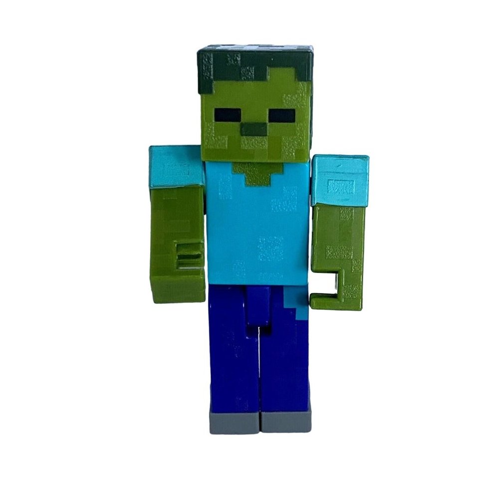 Minecraft Zombie Comic Maker Video Game Action Figure Moveable Poseable 3in